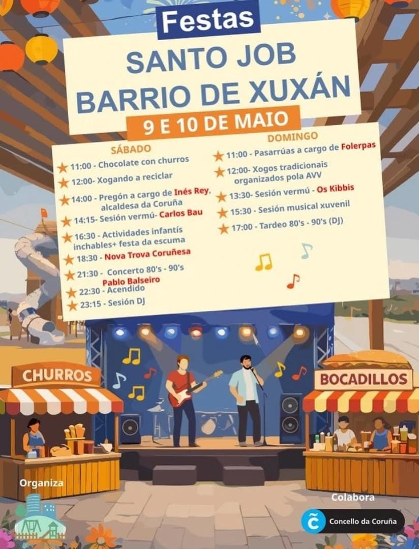 Fiestas del barrio de Xuxán 2026