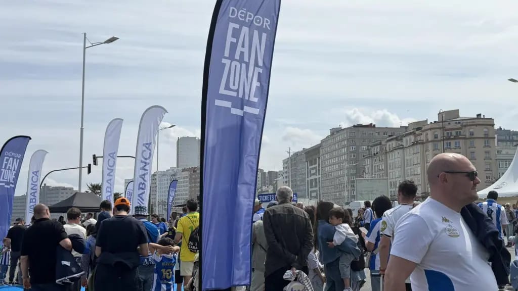 Fan zone del Deportivo de La Coruña