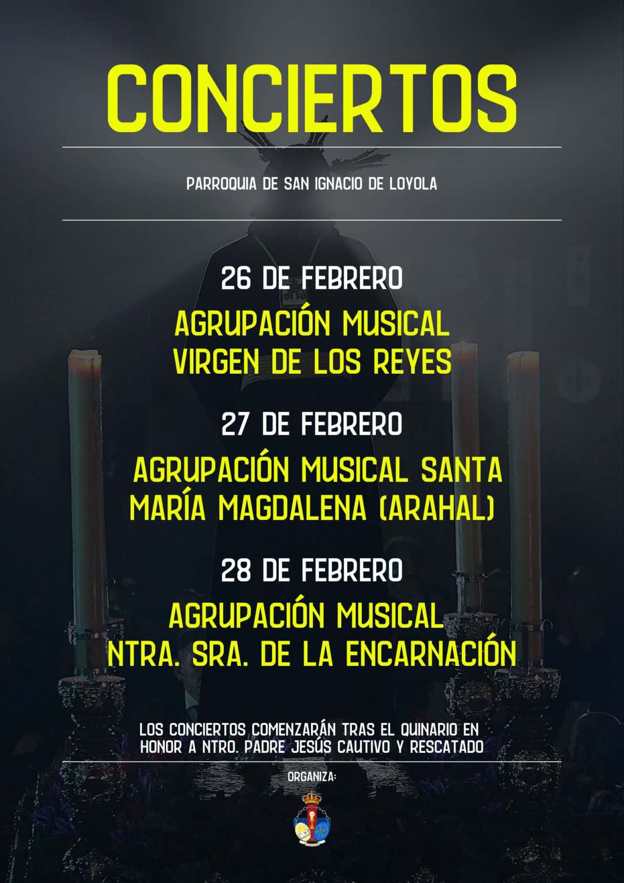 Concierto de la AM Santa María Magdalena del Arahal en San Pablo