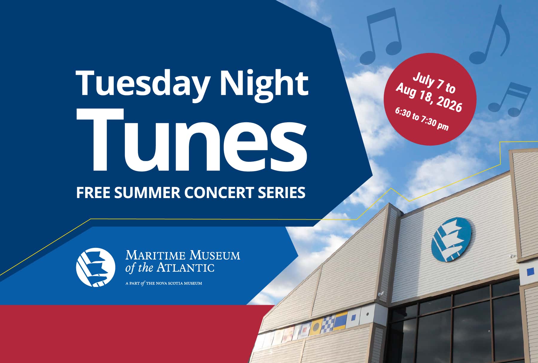 Summer Tuesday Night Tunes at the Maritime Museum of the Atlantic