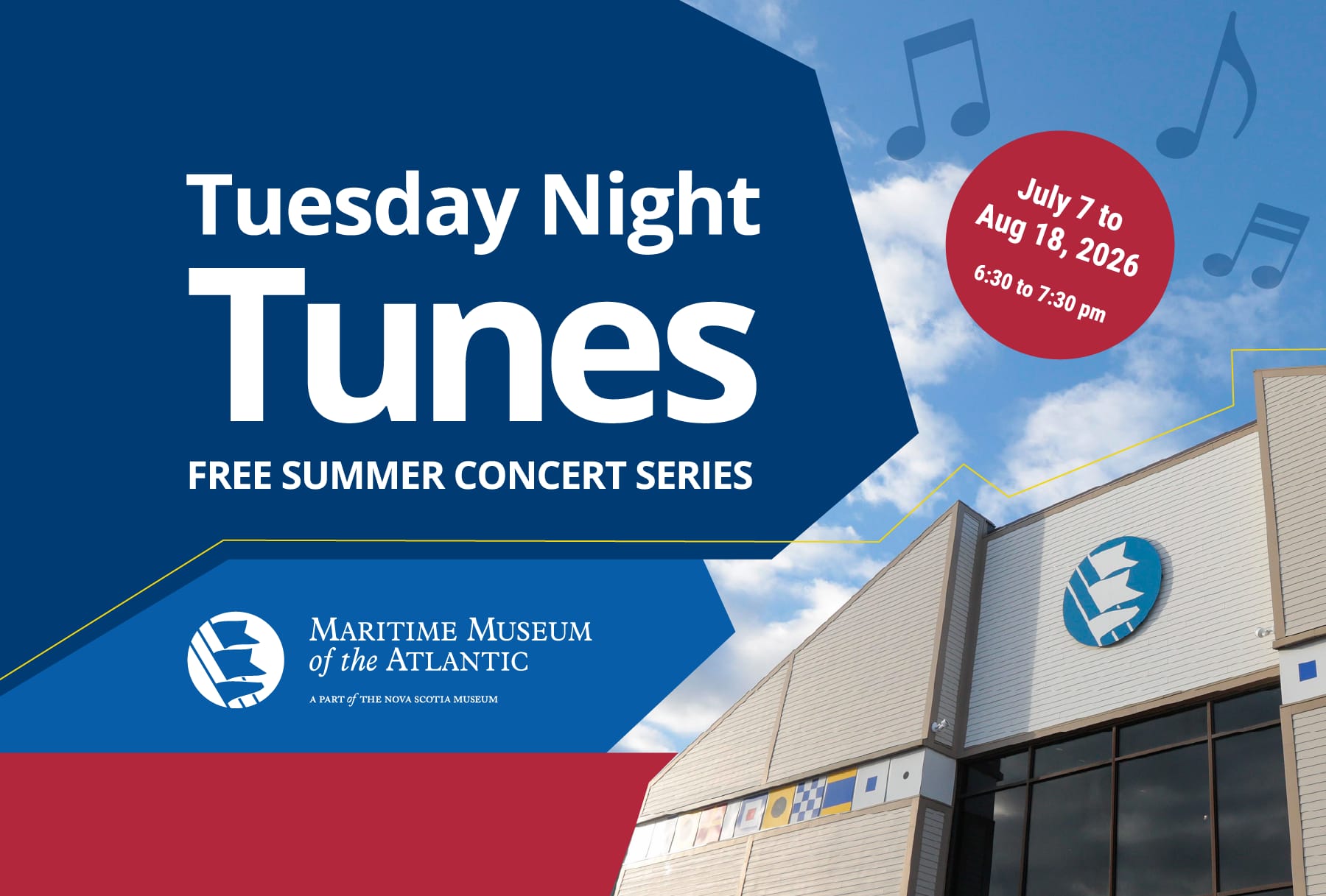 Summer Tuesday Night Tunes at the Maritime Museum of the Atlantic
