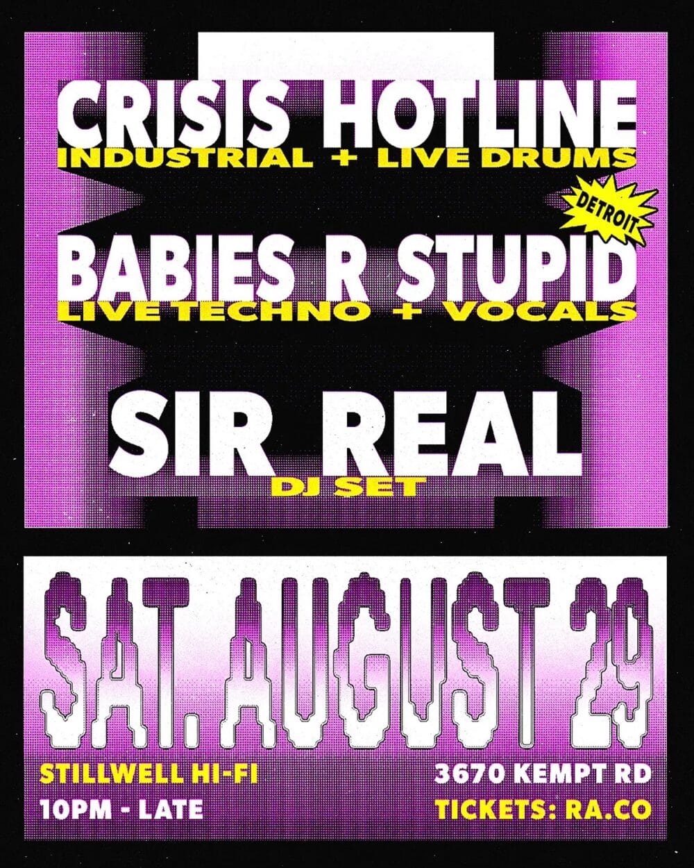 Crisis Hotline + Babies R Stupid + Sir Real