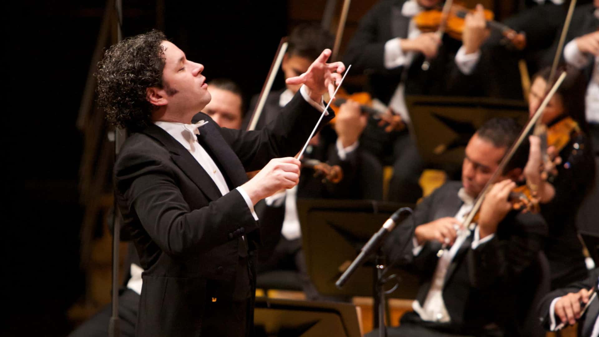 Gustavo Dudamel y la Sinfónica Nacional Juvenil de Venezuela