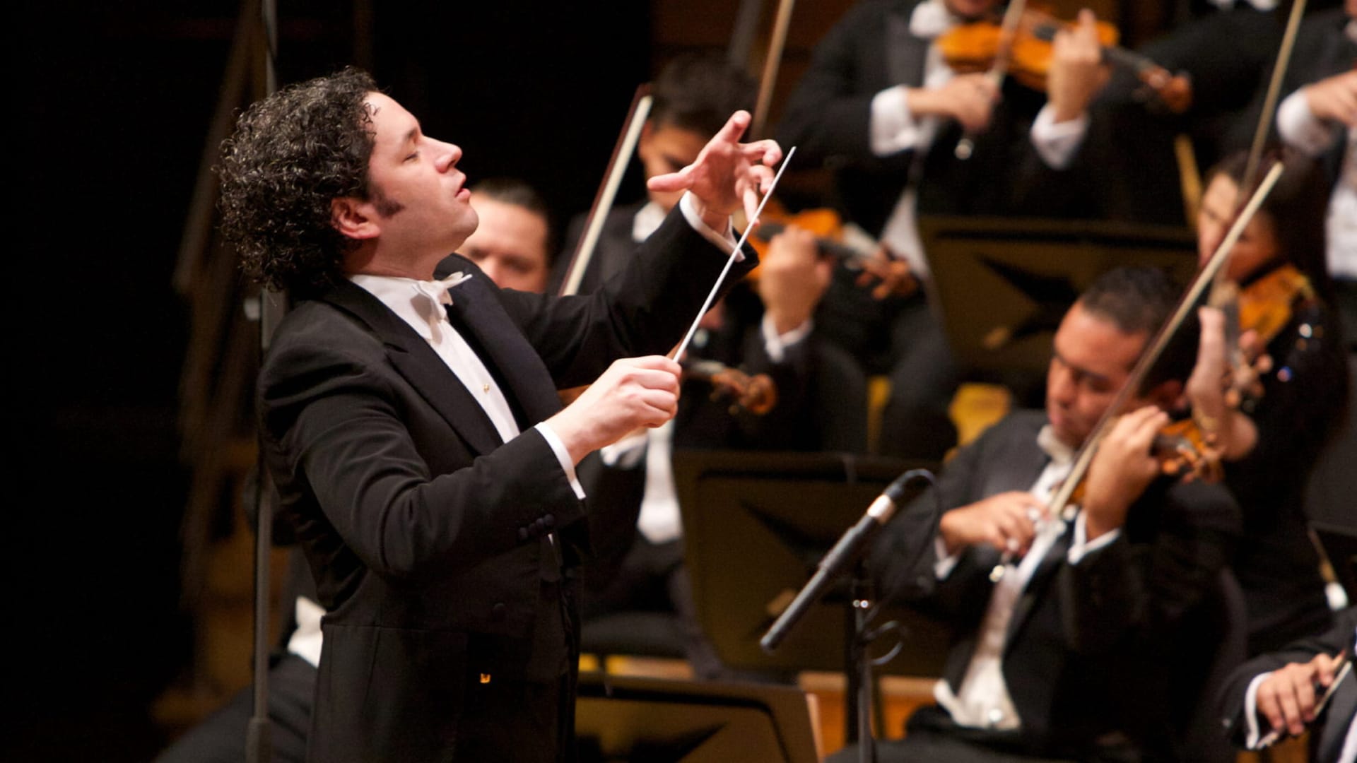Gustavo Dudamel y la Sinfónica Nacional Juvenil de Venezuela
