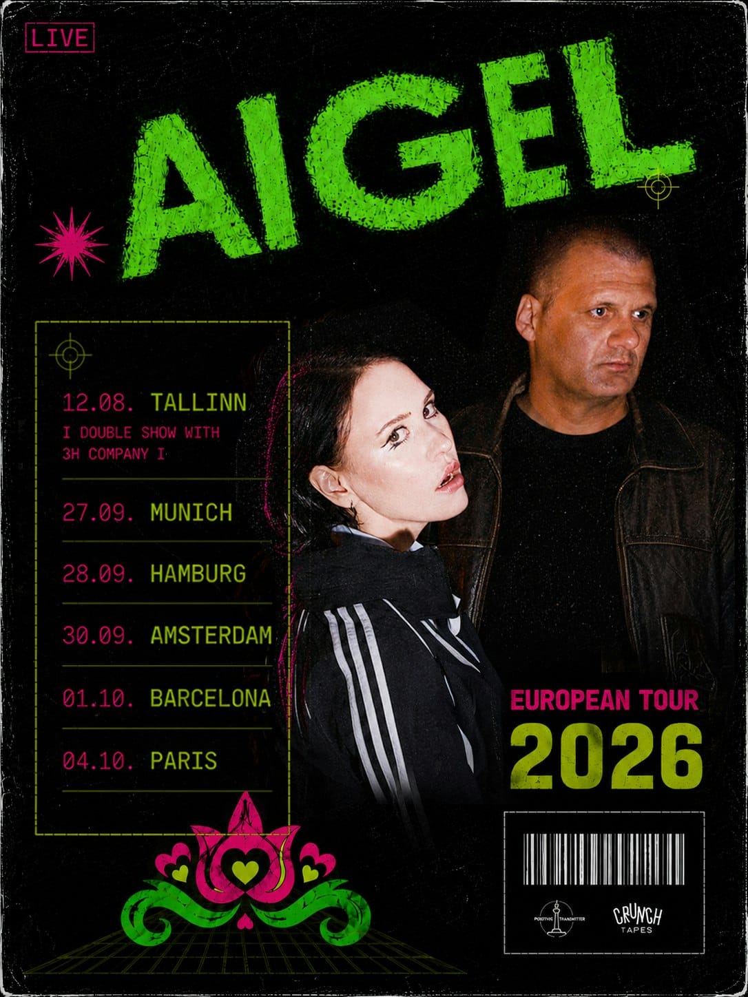 AIGEL - EUROPEAN TOUR 2026
