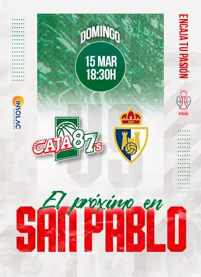 Insolac Caja 87 Baloncesto vs UEMC Baloncesto Valladolid