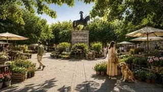 Mercado de Flores y las Mascotas