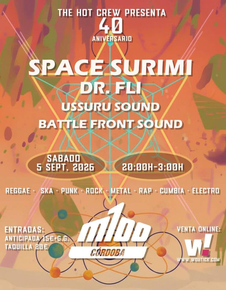 40 Aniversario de The Hot Crew con Space Surimi