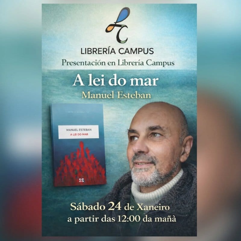Presentación de 'A lei do mar' de Manuel Esteban