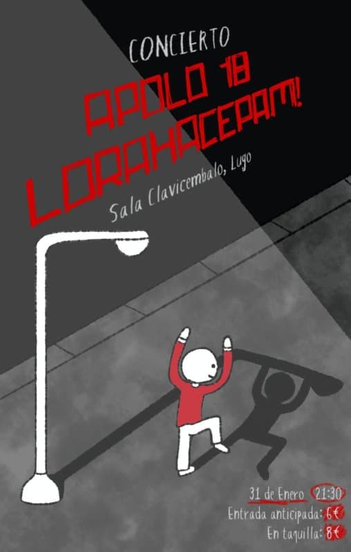 Concierto Apolo 18 + Lorahacepam