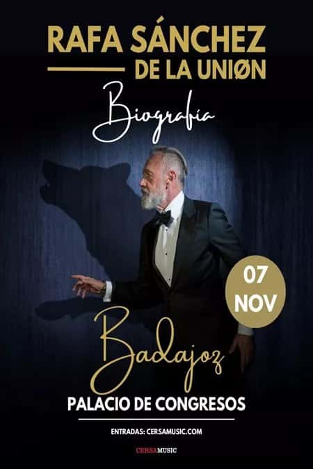 Rafa Sánchez en Badajoz - Gira BIOGRAFÍA