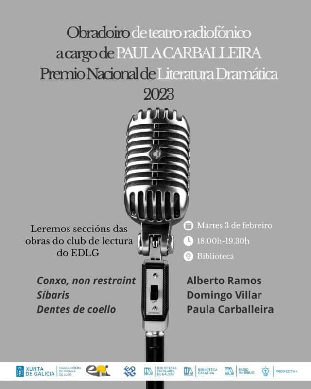 Obradoiro de Teatro Radiofónico con Paula Carballeira