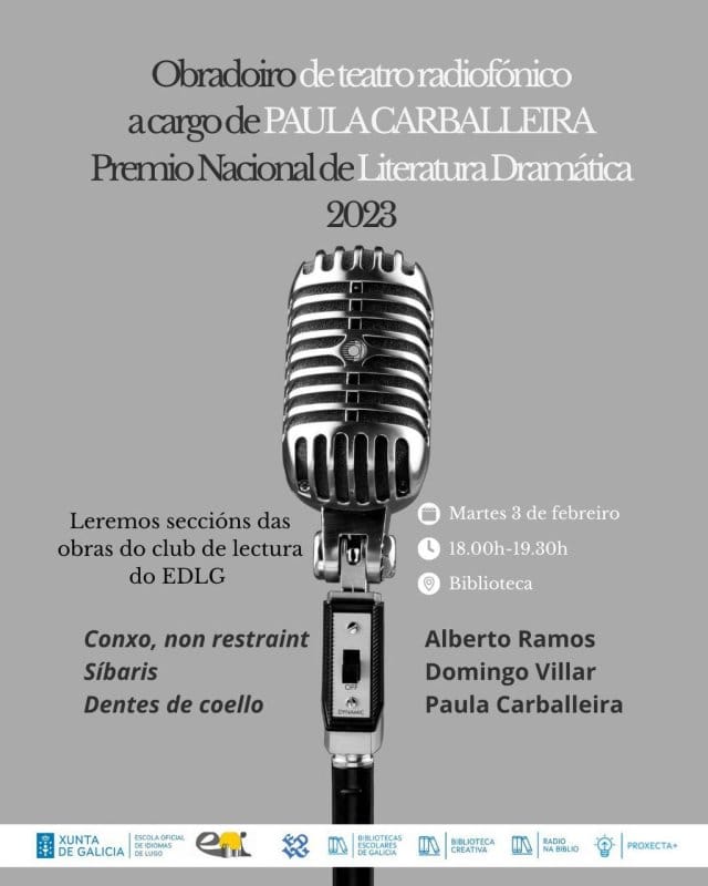 Obradoiro de Teatro Radiofónico con Paula Carballeira