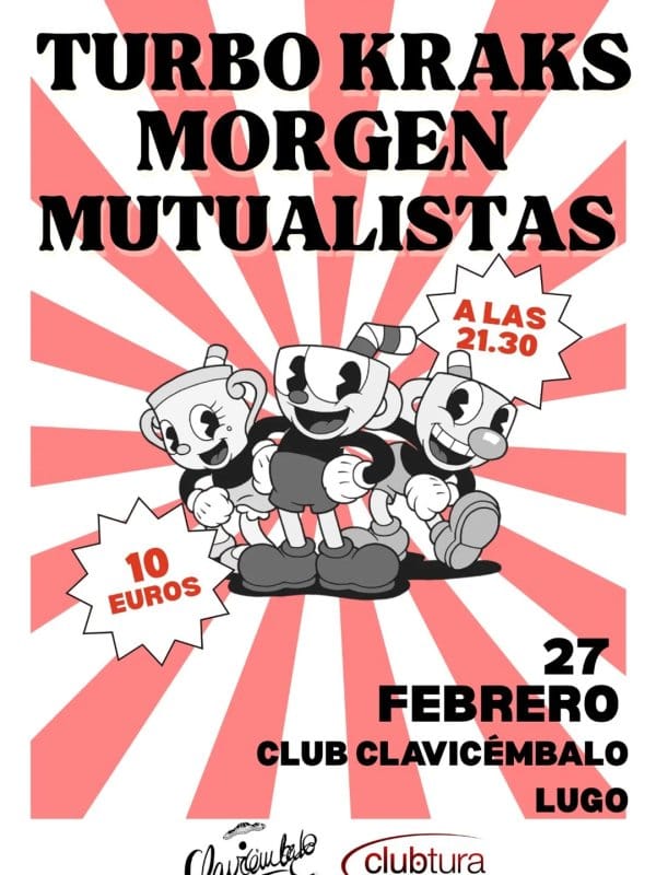 CONCERTO | Turbo Kraks, Morgen e Mutualistas