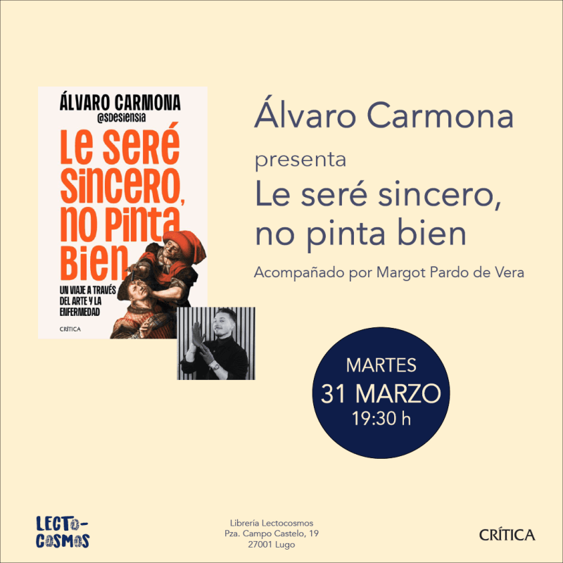 Presentación de 'Le seré sincero, no pinta bien' de Álvaro Carmona
