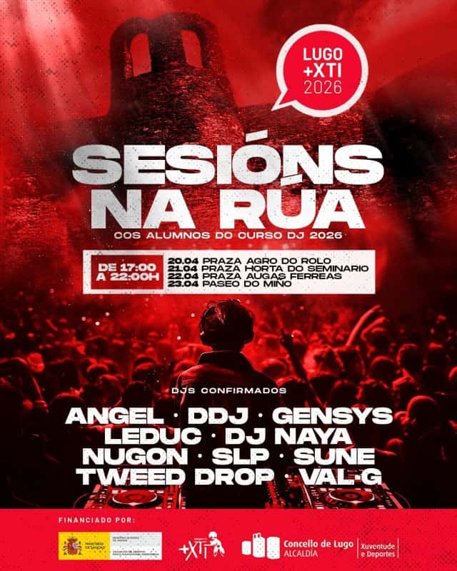 Sesións na Rúa Lugo XTI 2026 - 20 de abril