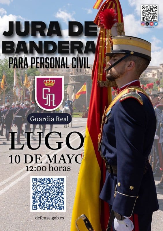 Jura de Bandera para Personal Civil en Lugo