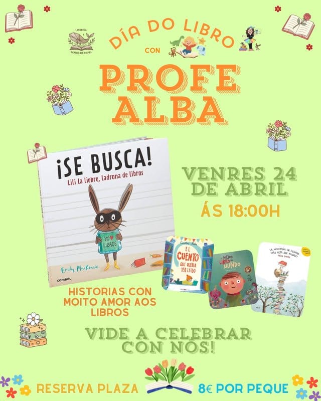Día do Libro con Profe Alba