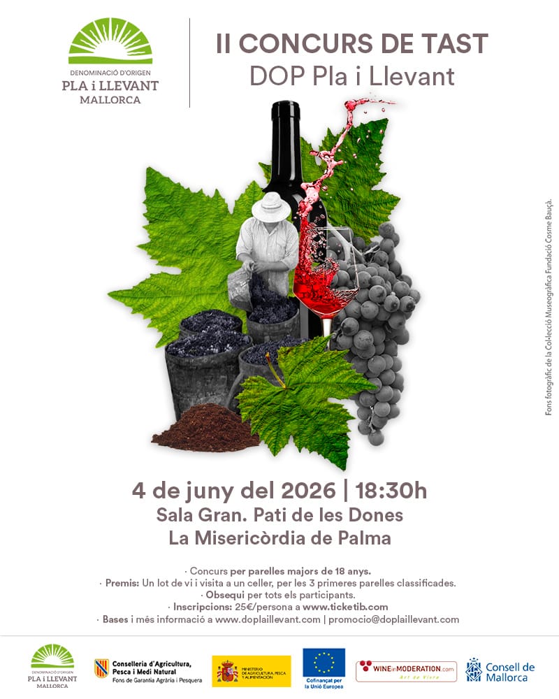 II Concurso de cata de vinos por parejas – DO Pla i Llevant