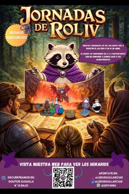 IV Jornadas de Rol en Ludus Gallaeciae