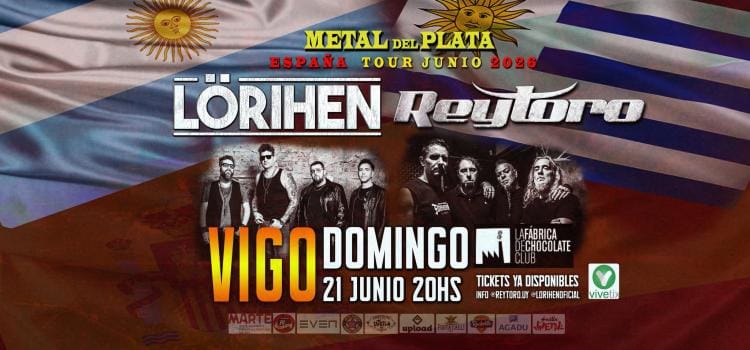 Lörihen y Reytoro en Vigo - Gira Metal del Plata