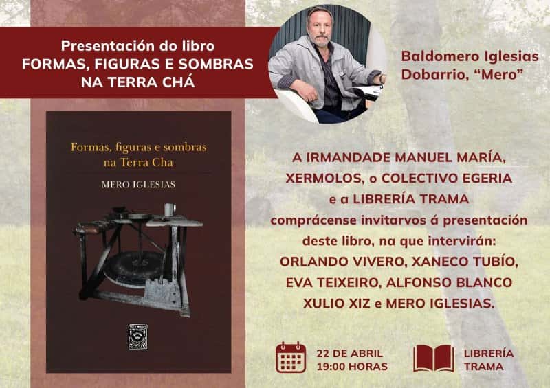 Presentación del libro 'Formas, figuras e sombras na Terra Chá' de Baldomero Iglesias Dobarrio