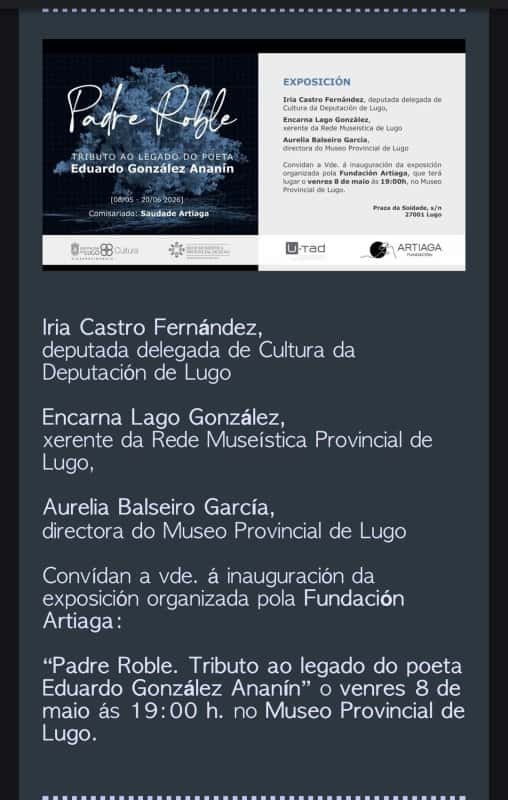 Padre Roble: Tributo a Eduardo González Ananín
