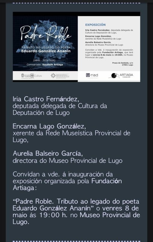 Padre Roble: Tributo a Eduardo González Ananín