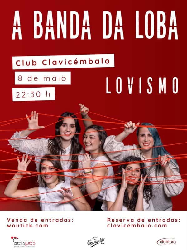 A Banda da Loba en concierto - Gira Lovismo