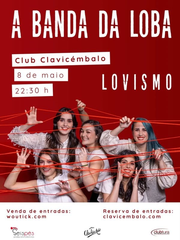 A Banda da Loba en concierto - Gira Lovismo