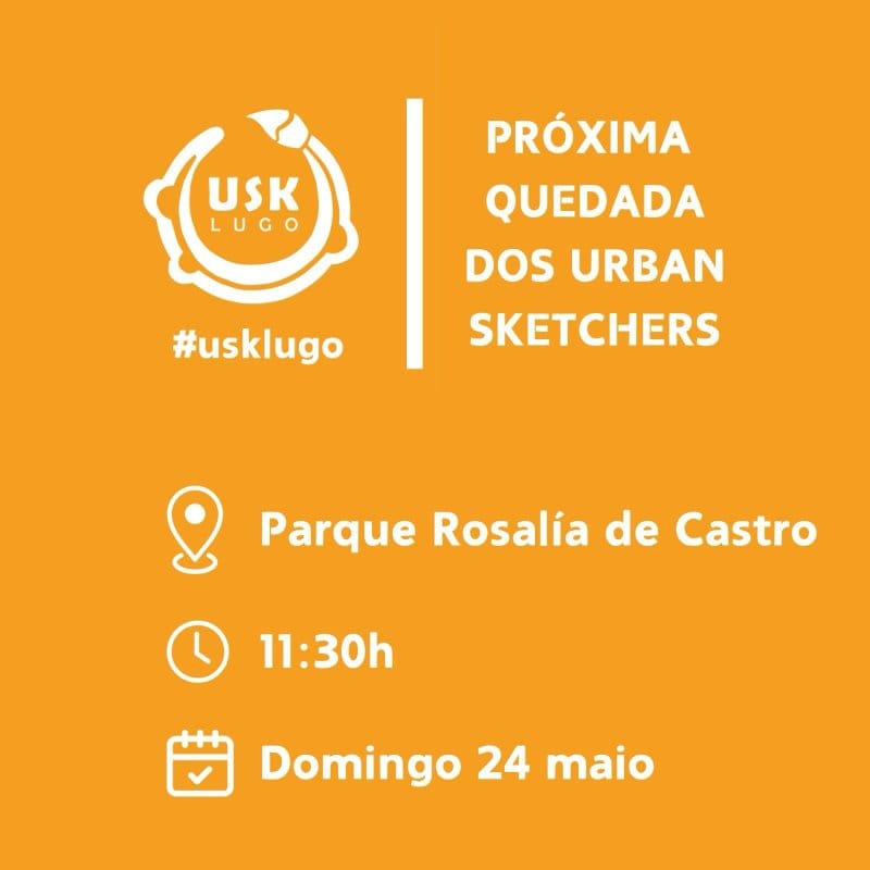 Quedada Urban Sketchers en Lugo