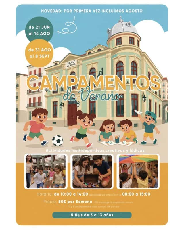 Campamentos de Verán no Círculo das Artes