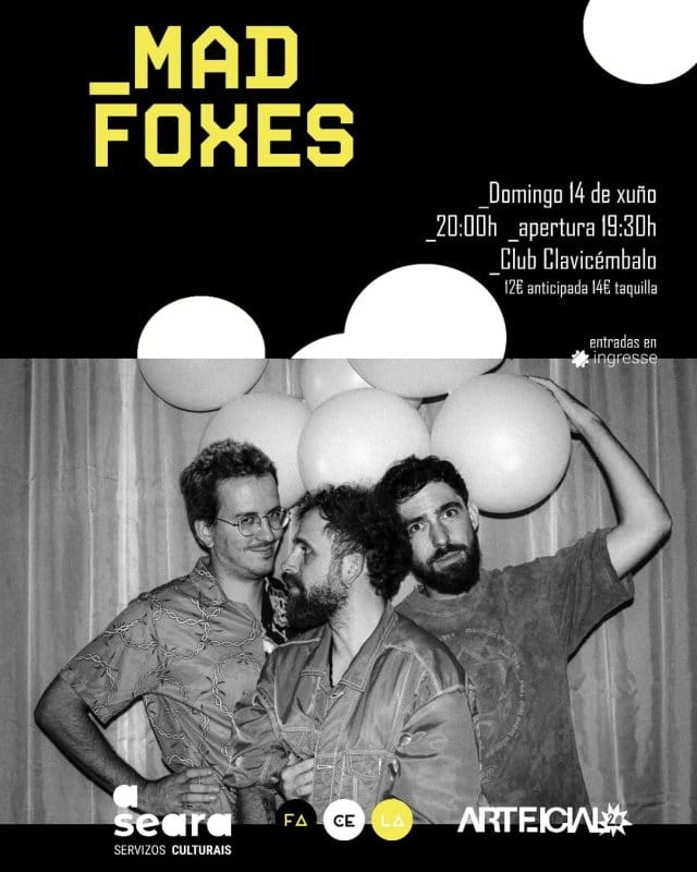 Concierto de Mad Foxes en Lugo