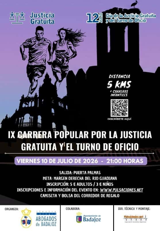 IX Carrera Popular por la Justicia Gratuita y el Turno de Oficio