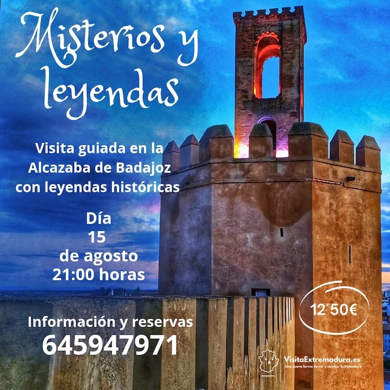 Tour Misterios y Leyendas por la Alcazaba de Badajoz