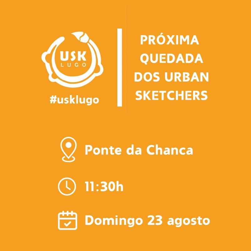 Quedada de Urban Sketchers en Ponte da Chanca
