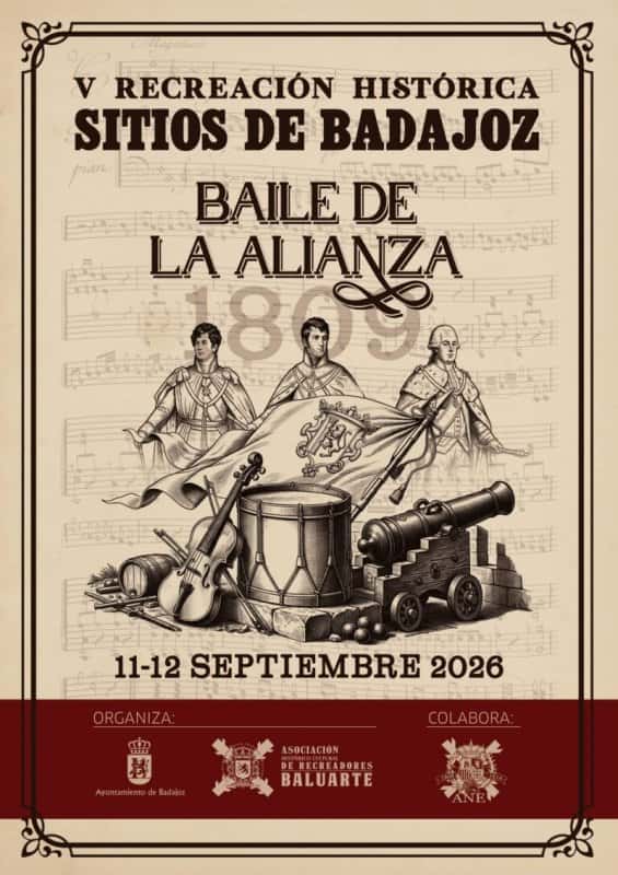 V Recreación Histórica Sitios de Badajoz: Baile de la Alianza