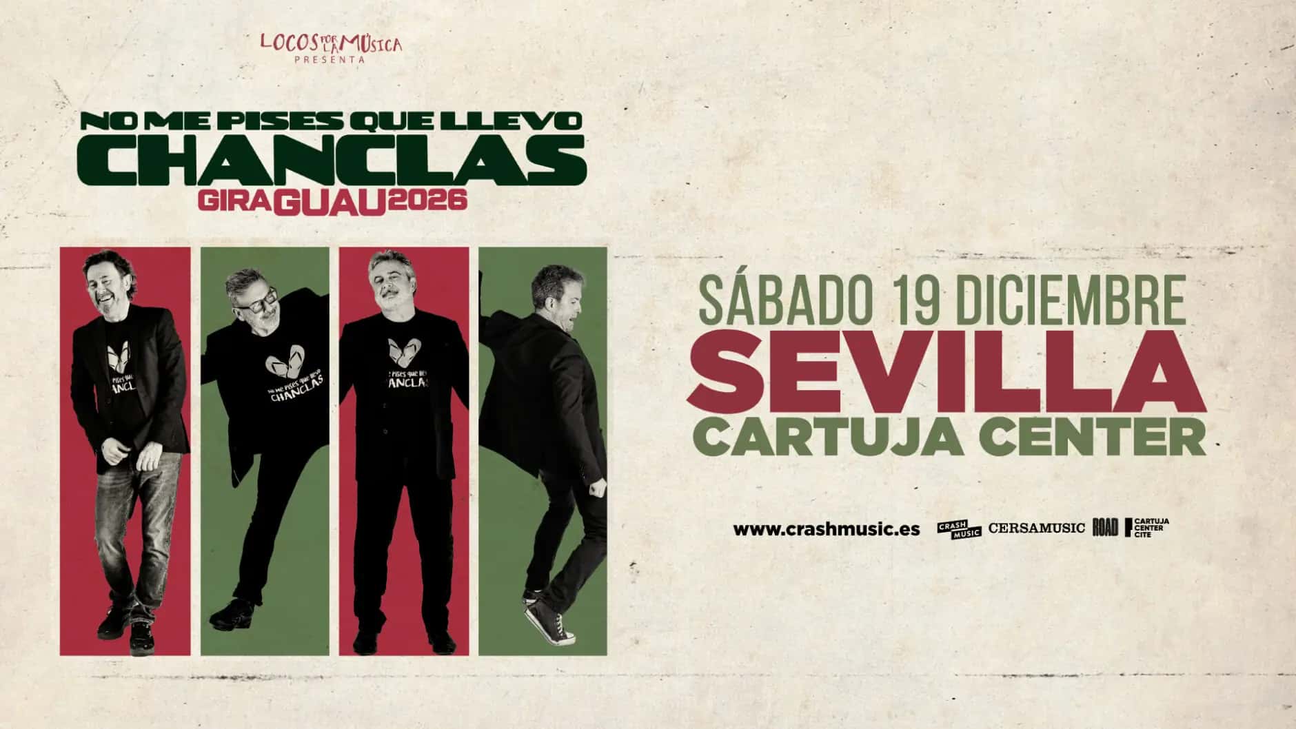 No me pises que llevo chanclas - Gira Guau 2026