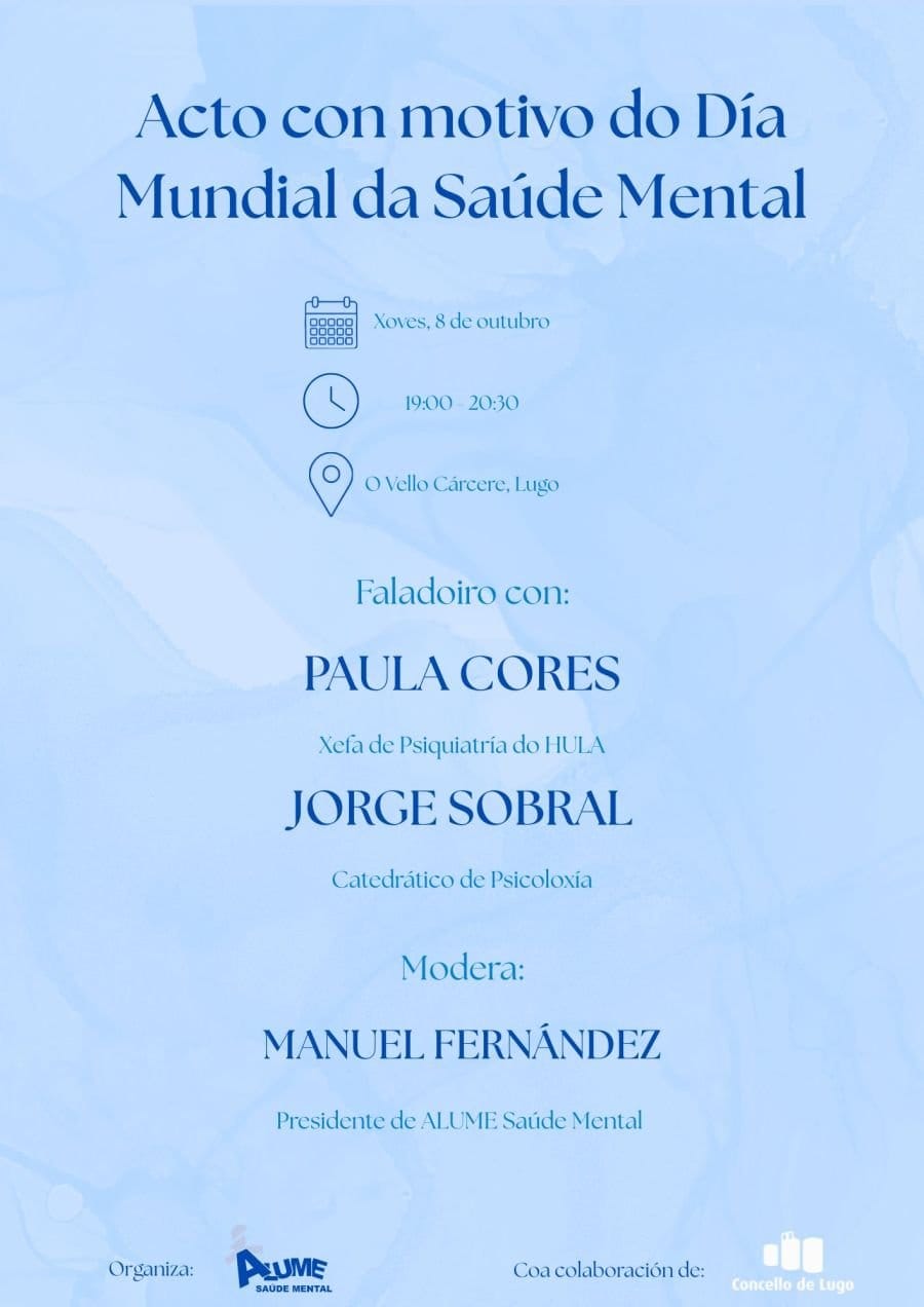 Mesa redonda polo Día Mundial da Saúde Mental