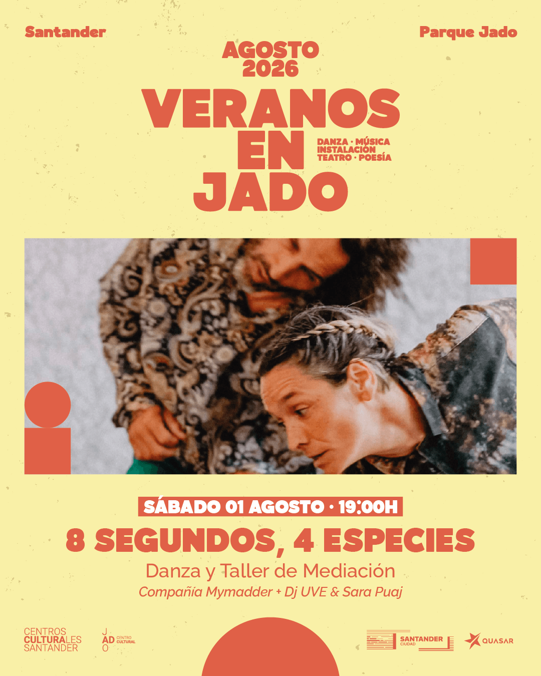 8 segundos, 4 especies, de Mymadder. Danza y taller de mediación