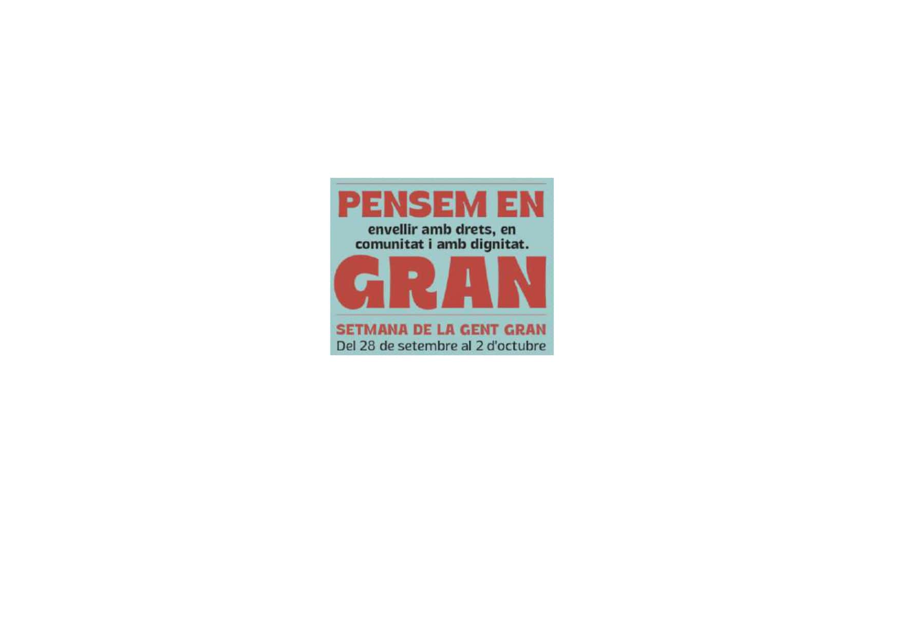 Setmana de la Gent Gran: Show de final de festa