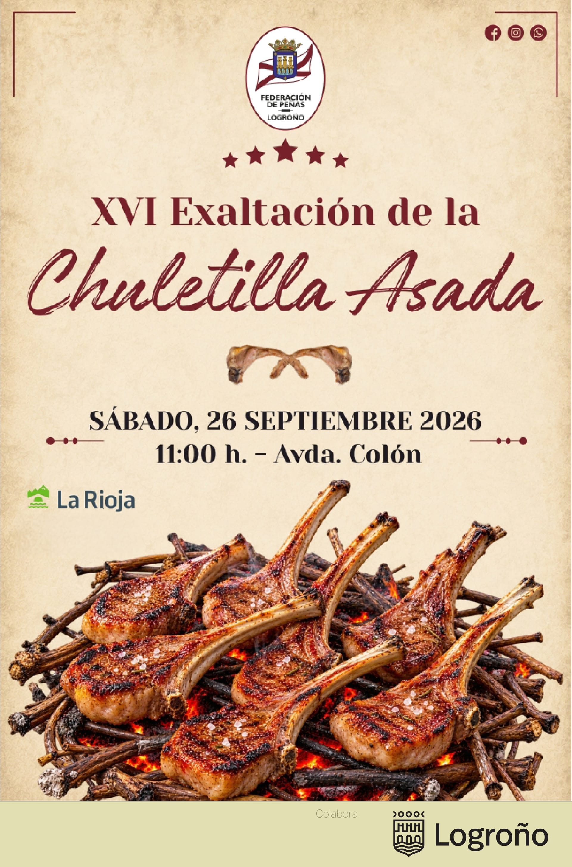 XVI exaltación de la chuletilla asada