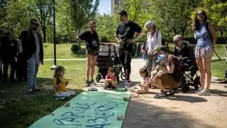 Fiesta vecinal contra el cierre del parque Bruil