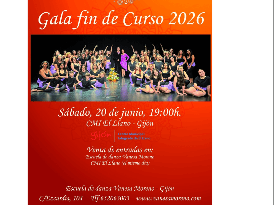 Gala fin de curso de la Escuela de danza Vanesa Moreno