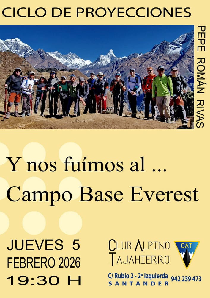 Y nos fuimos al... Campo Base Everest, ciclo de proyecciones del Tajahierro