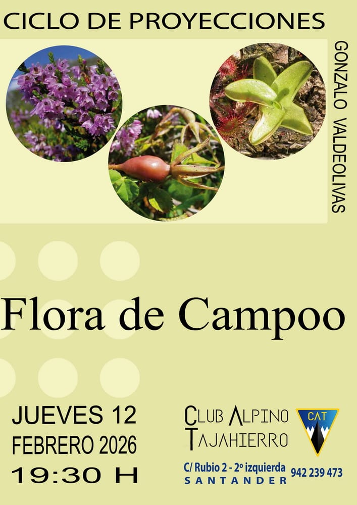 Flora de Campoo en el ciclo de proyecciones del Tajahierro