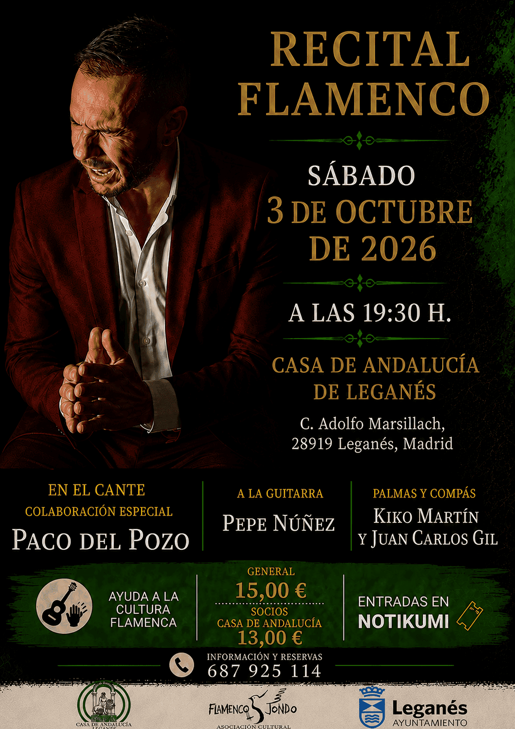 Recital flamenco de Paco del Pozo