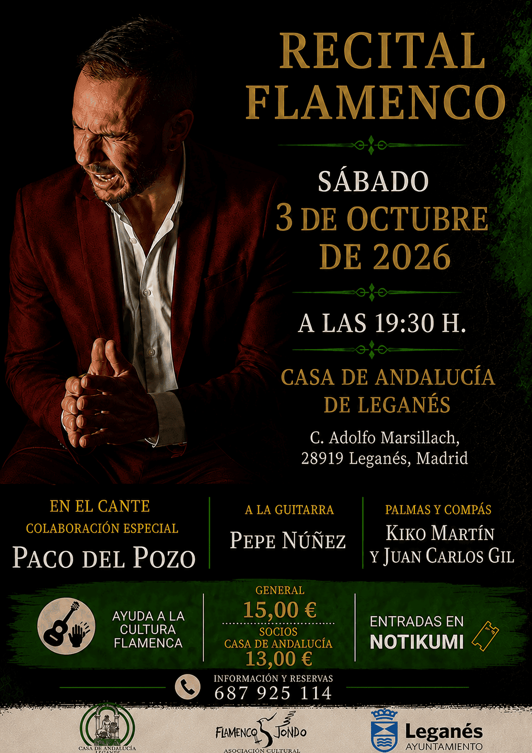 Recital flamenco de Paco del Pozo