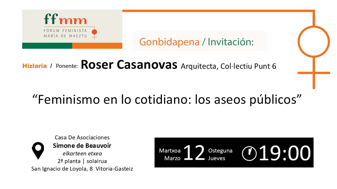 Feminismo en lo cotidiano: los aseos públicos