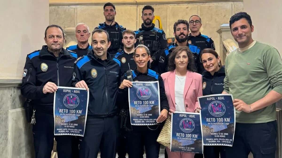 Carrera solidaria de la Policía Local de Lugo